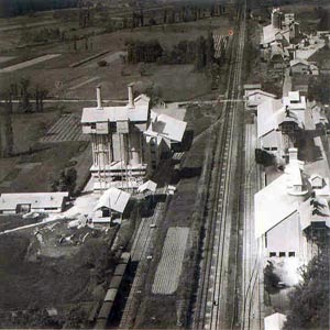 Los tres centros de producción en 1950